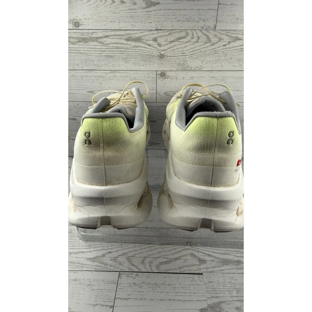 On Cloudtilt 3ME10102348 White Lime 10D Mens Sneakers Mesh Running Shoes #844